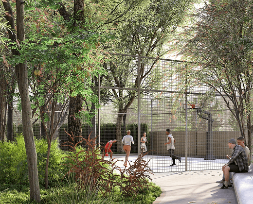 BASKETBALL PRACTICE COURT